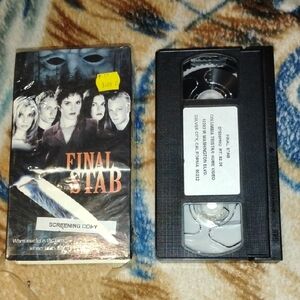 Vintage Final Stab Horror VHS Movie Tape RARE SCREENER DEMO!